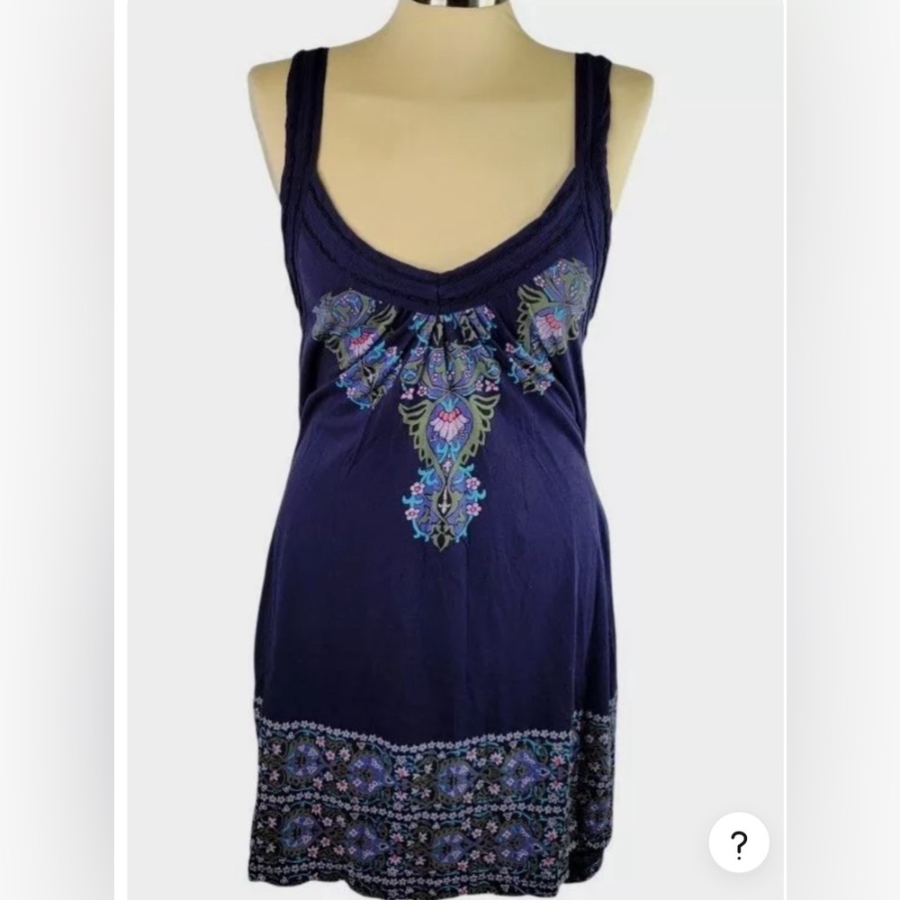 Boho Blue Dress